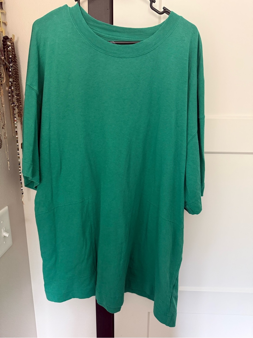 Free People Relaxed Green Swim Coverup